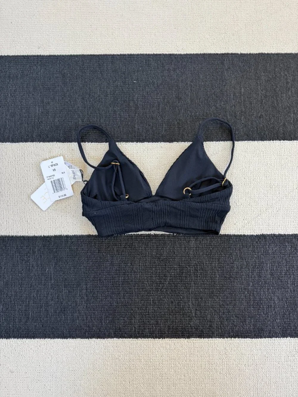 L*Space Women's Winnie Rib Bikini Top NWT Size XS